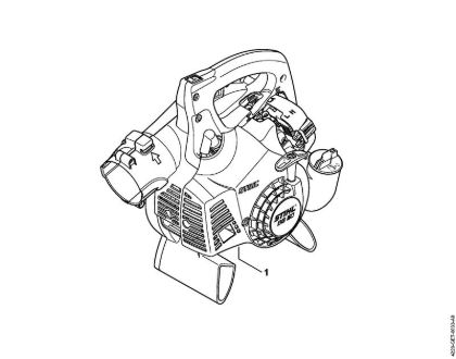 Sopladores (BG, BR) BG 50 Níºmero de máquinaÂ  de la marca Stihl